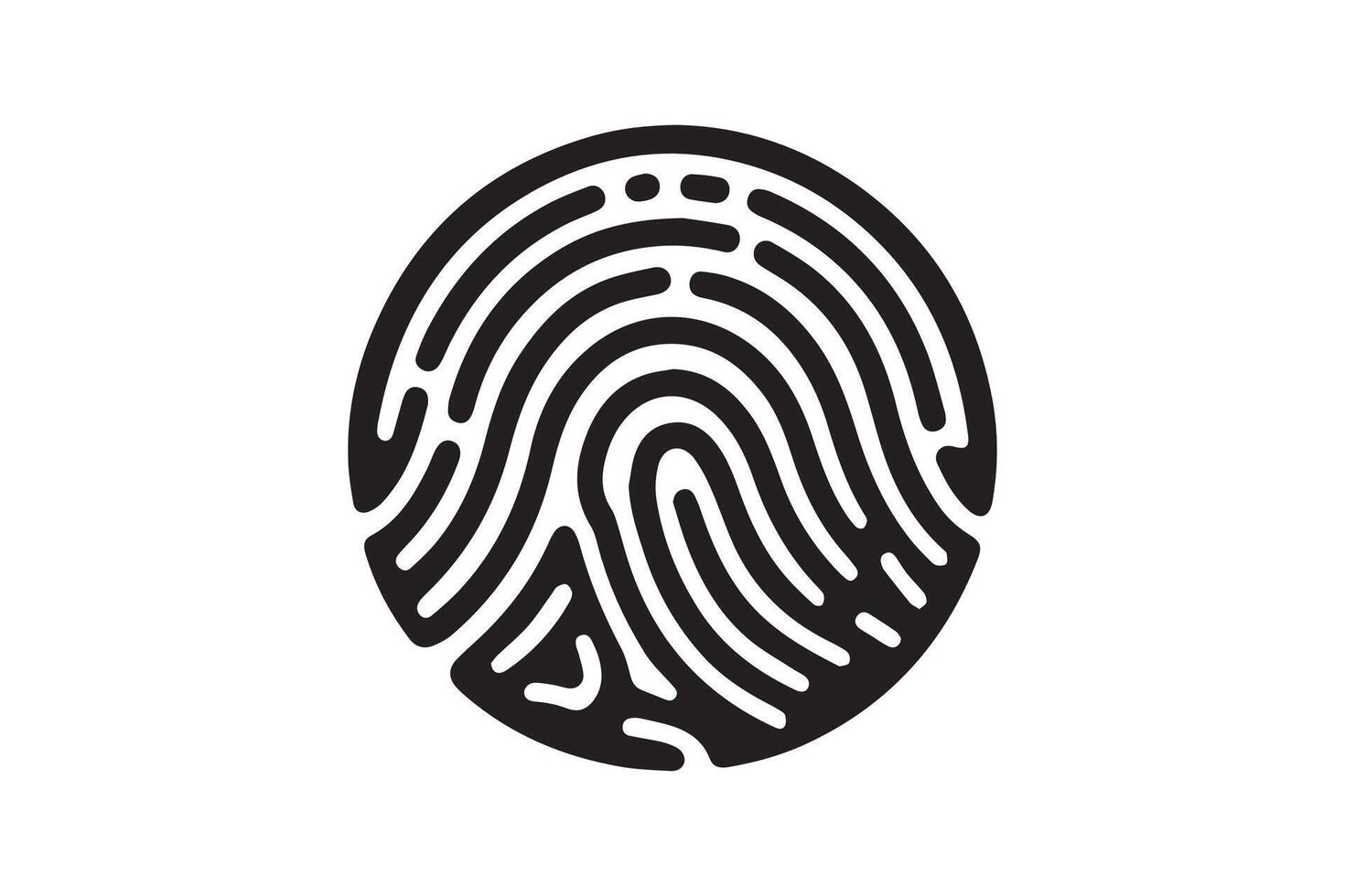 Touch ID icons. Fingerprint icon, Fingerprint icon vector