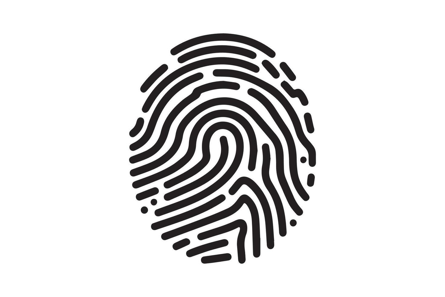 Touch ID icons. Fingerprint icon, Fingerprint icon vector