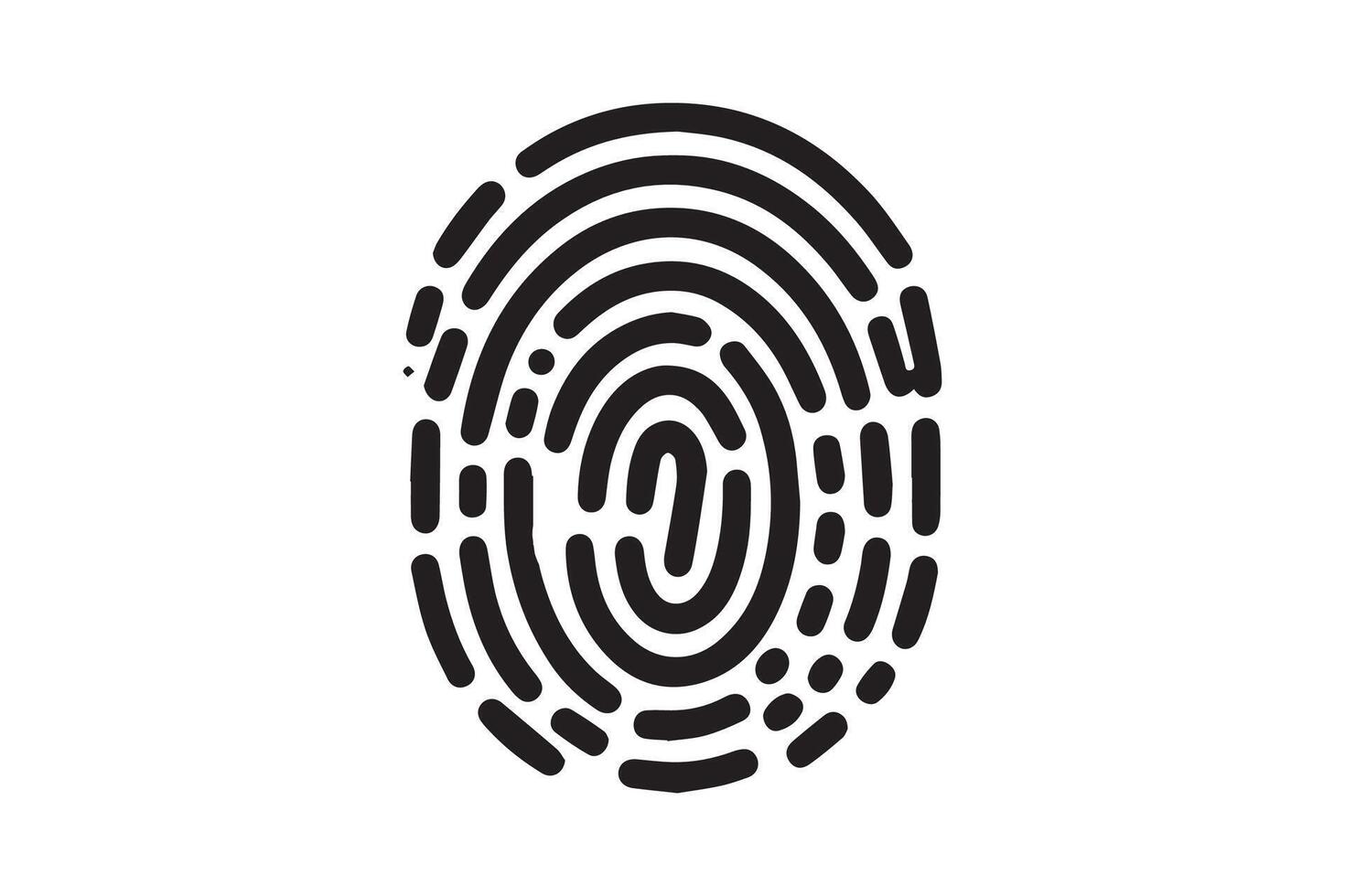 Touch ID icons. Fingerprint icon, Fingerprint icon vector