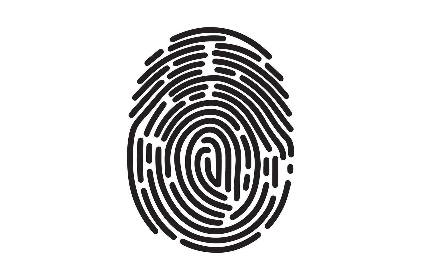 Touch ID icons. Fingerprint icon, Fingerprint icon vector