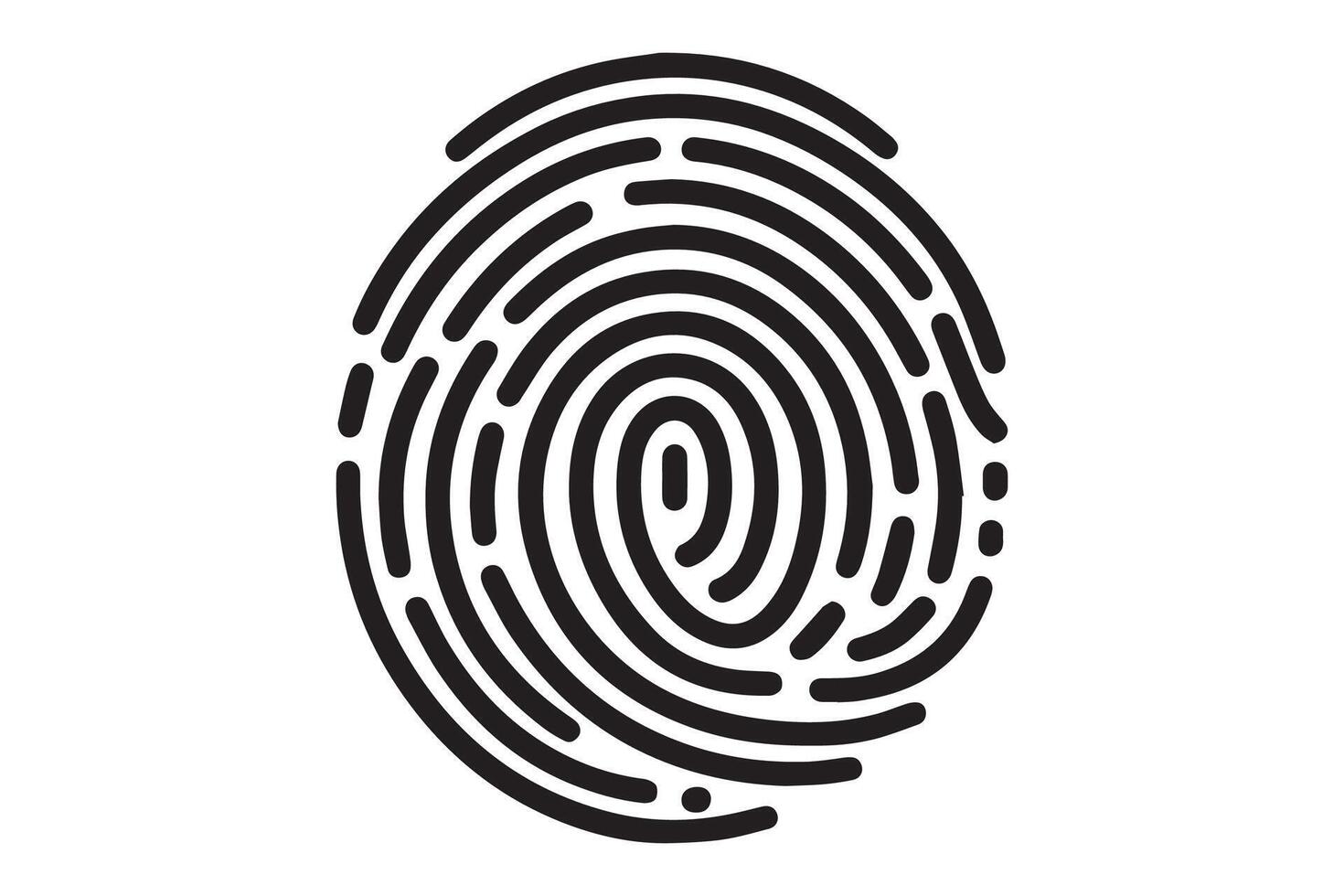 Touch ID icons. Fingerprint icon, Fingerprint icon vector