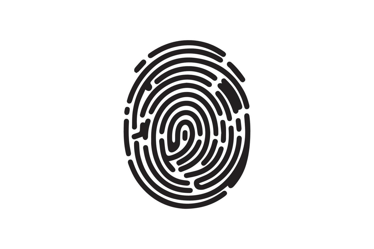 Touch ID icons. Fingerprint icon, Fingerprint icon vector