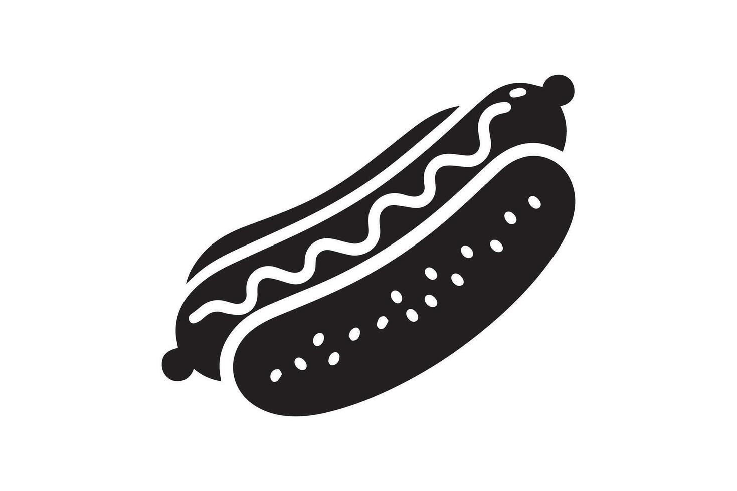hot-dog-sandwich-icon-silhouette-47915892-vector-art-at-vecteezy