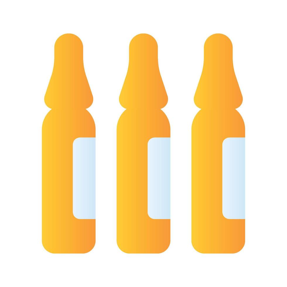Well designed icon of ampoules in modern style vector