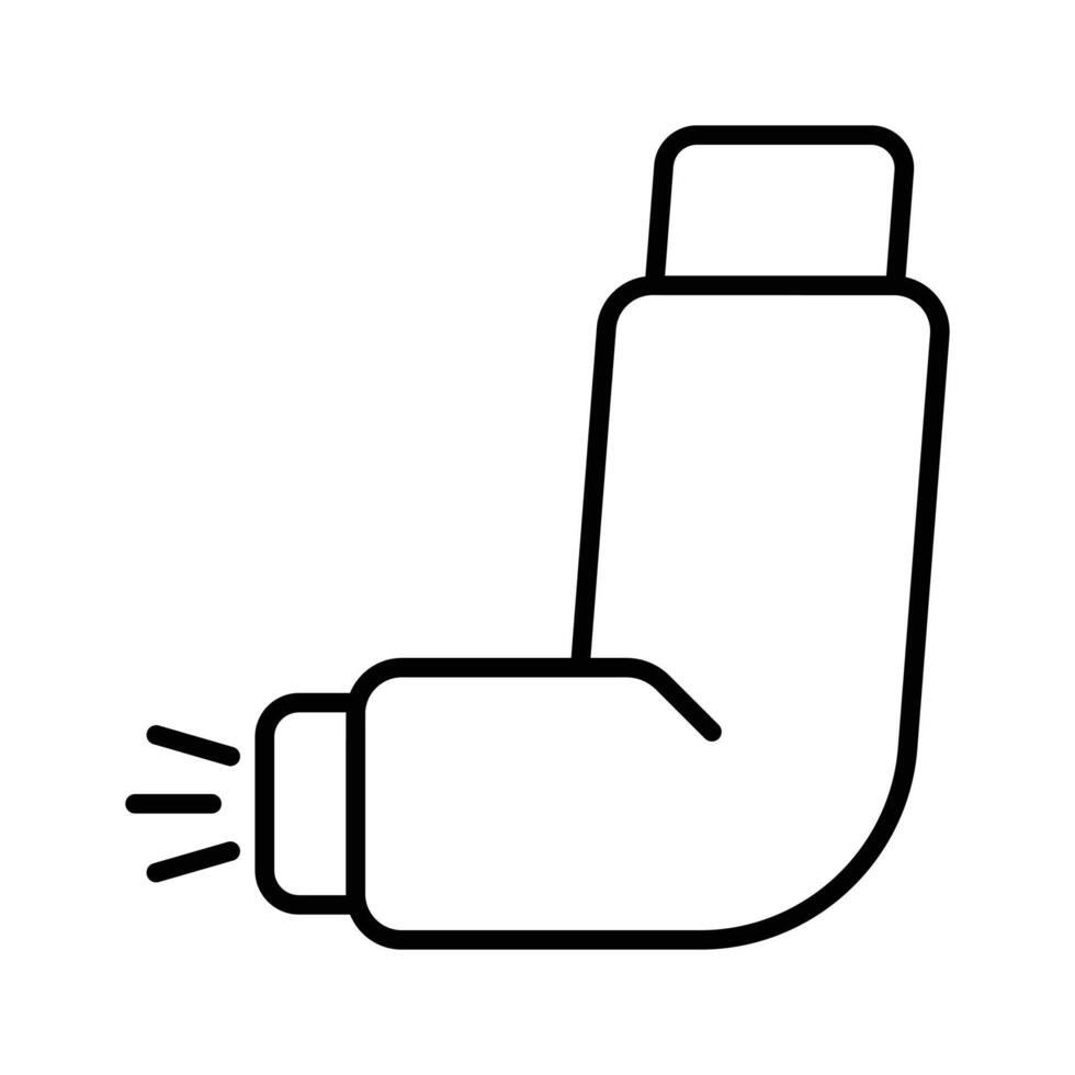 Beautiful of inhaler, medical equipment icon vector