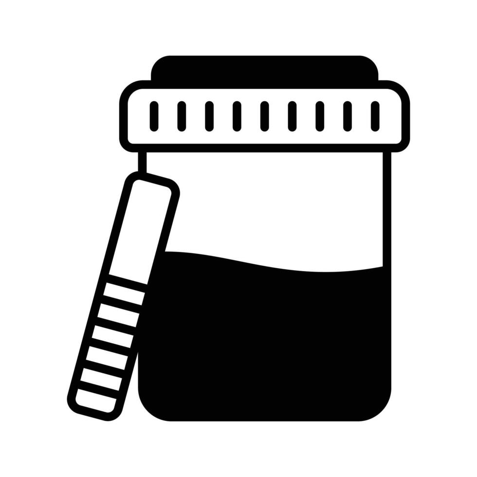 Get your hands on this creative icon of urine test, easy to use and download vector