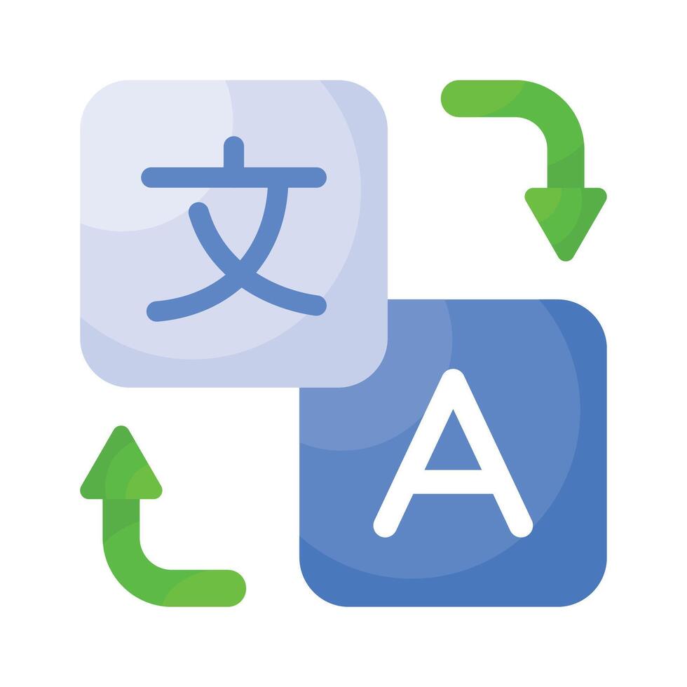 Language translator, ready to use design vector