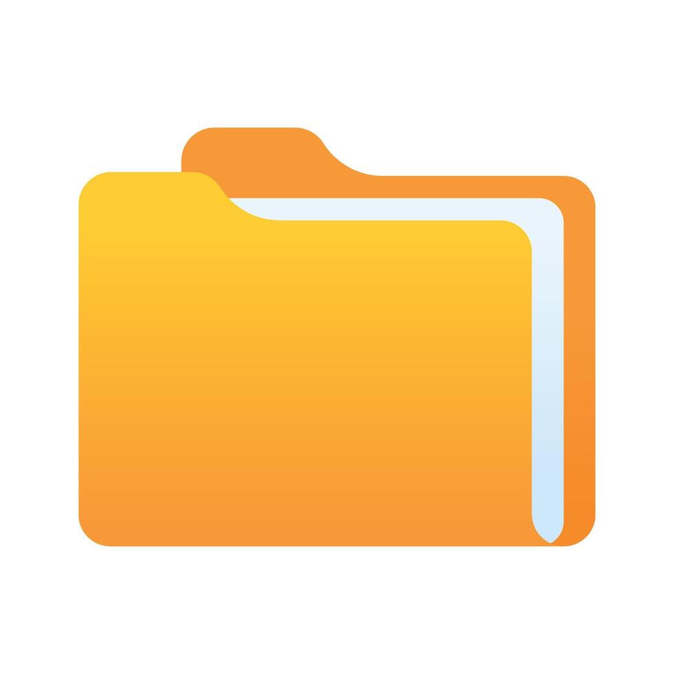 Take a look at creatively crafted icon of folder, data storage vector