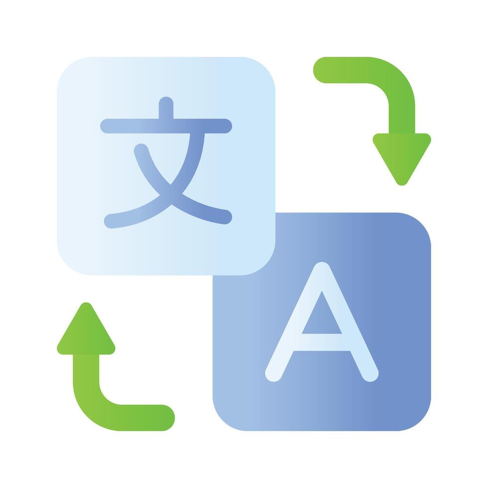 Language translator, ready to use design vector