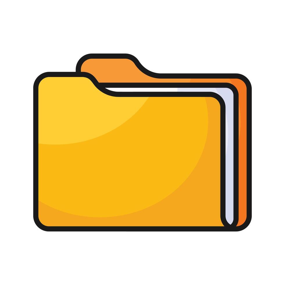 Take a look at creatively crafted icon of folder, data storage vector
