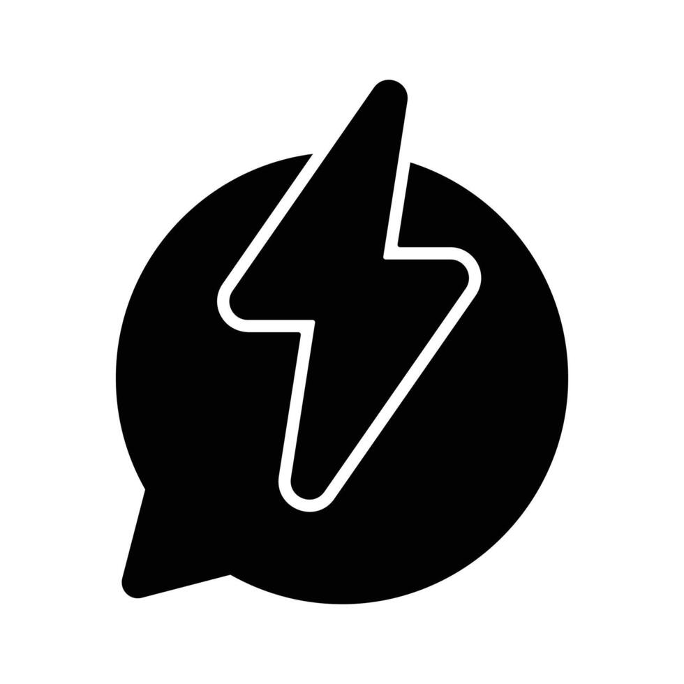 Messenger app icon design in editable style vector