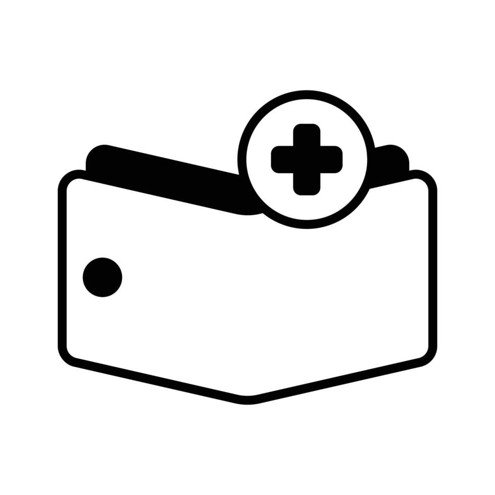 Wallet passes app, purse, digital wallet, online wallet icon vector