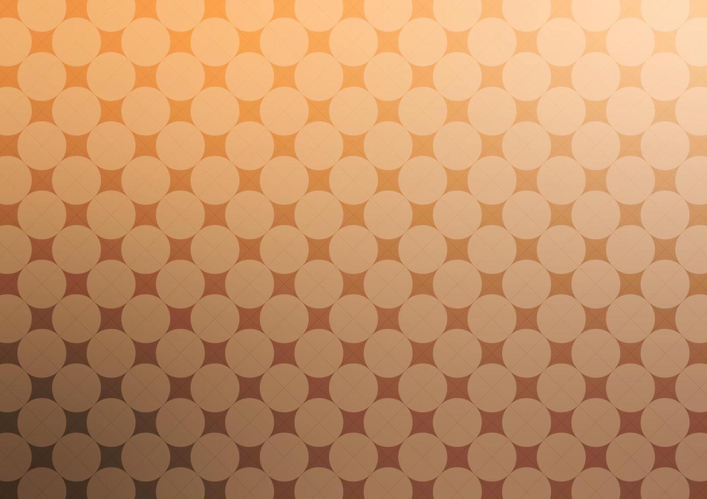 Art pattern brown circle modern style background vector