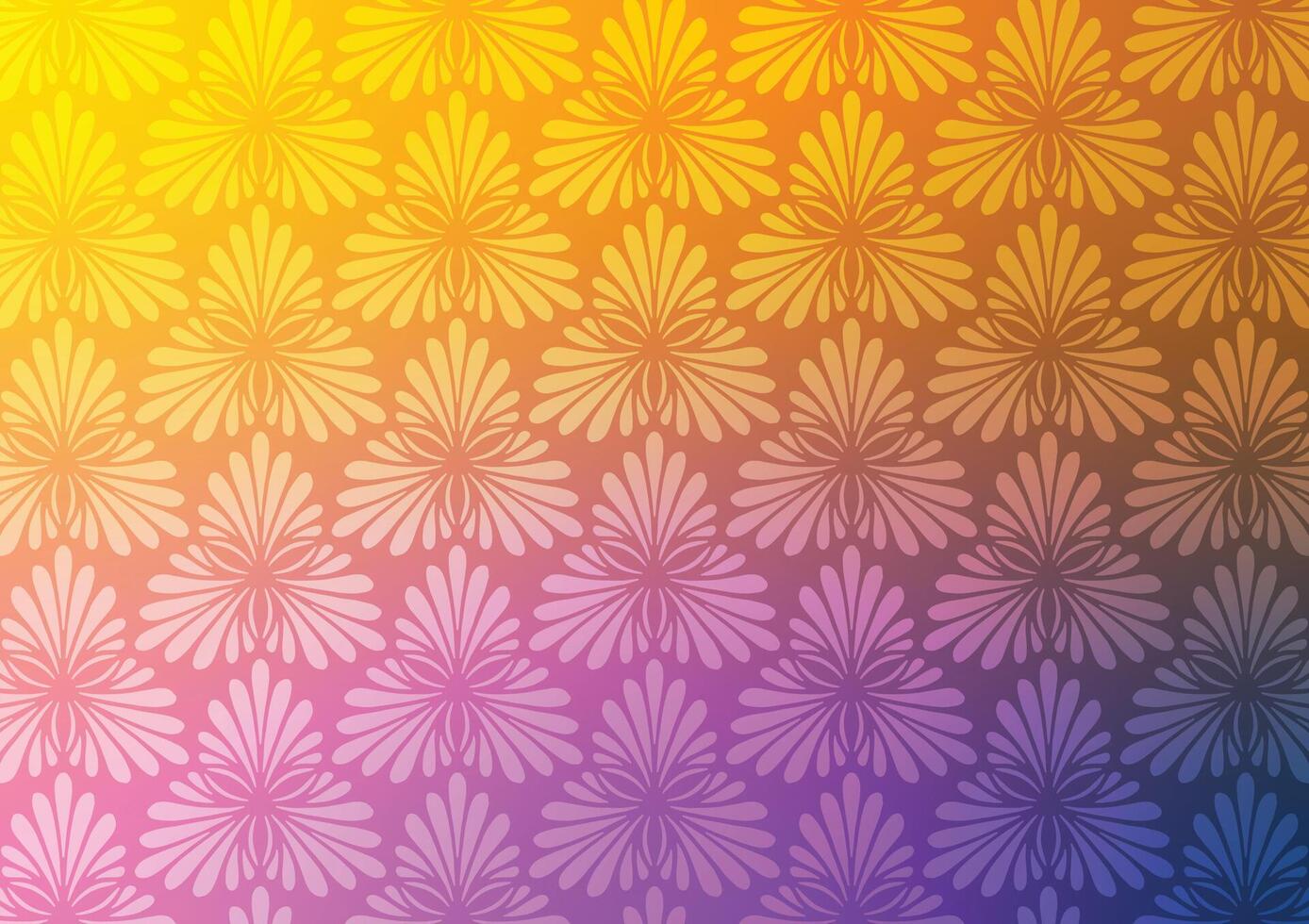 Circle blue art mandala square geometric background vector