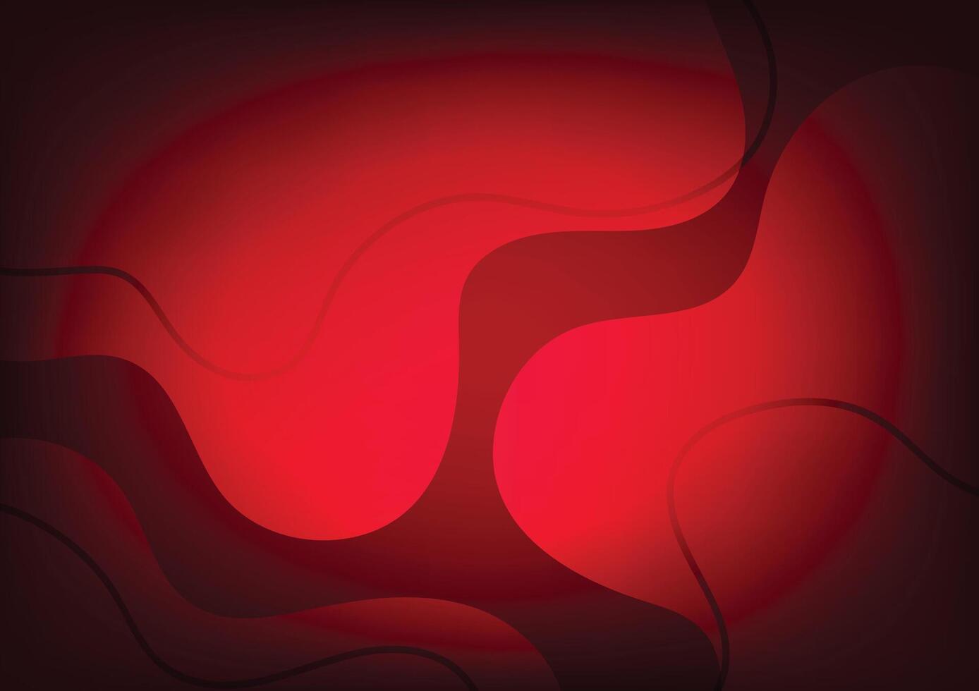 Abstract red warm wave hot dark line background vector