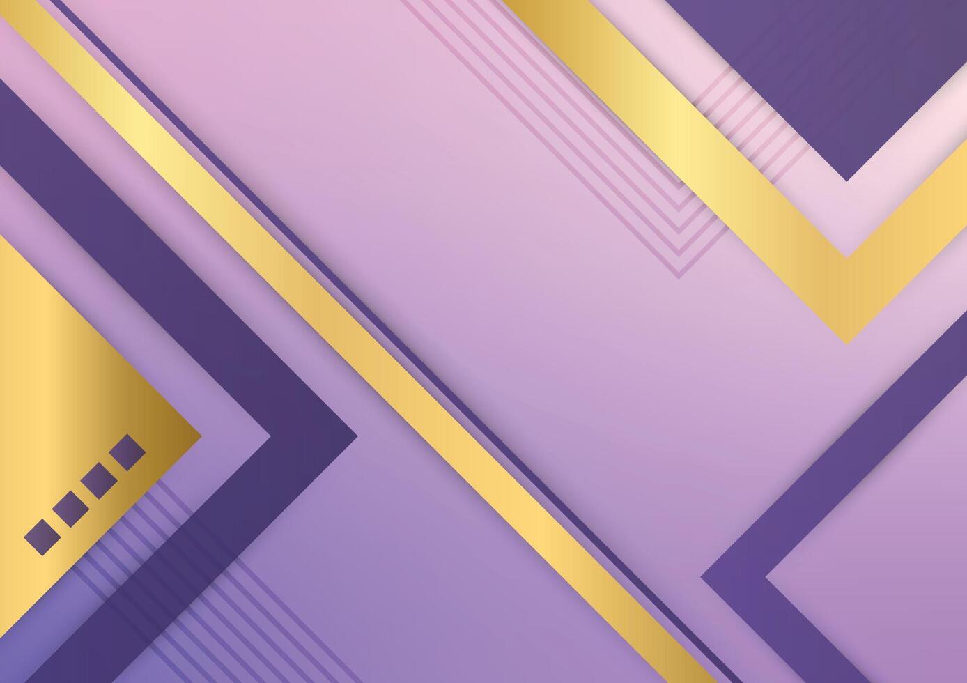 Modern style purple luxury gold presentation background vector