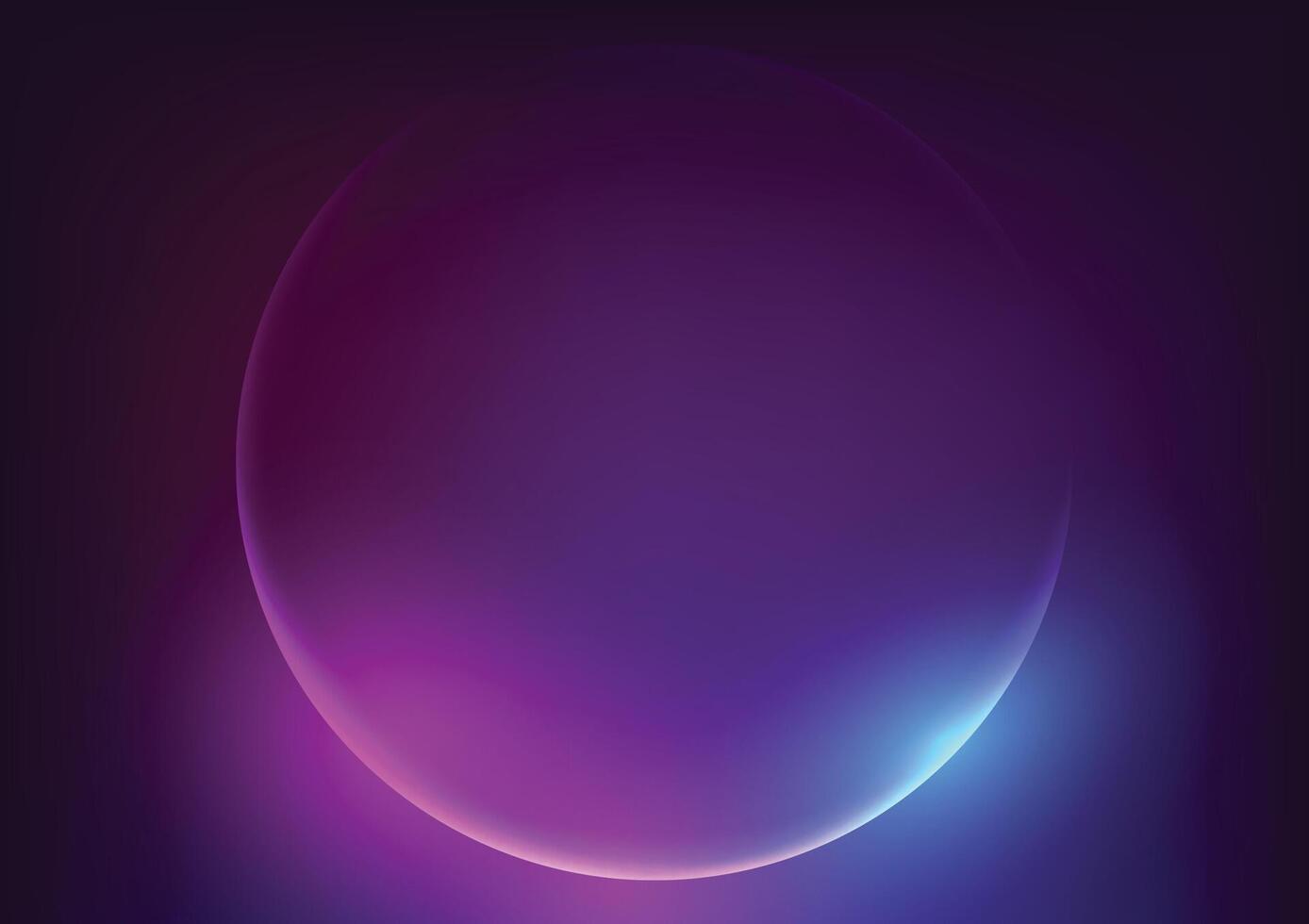 Abstract technology circle center purple background vector