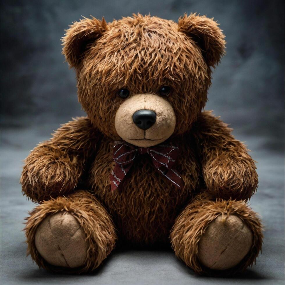 evil sad teddy bear photo