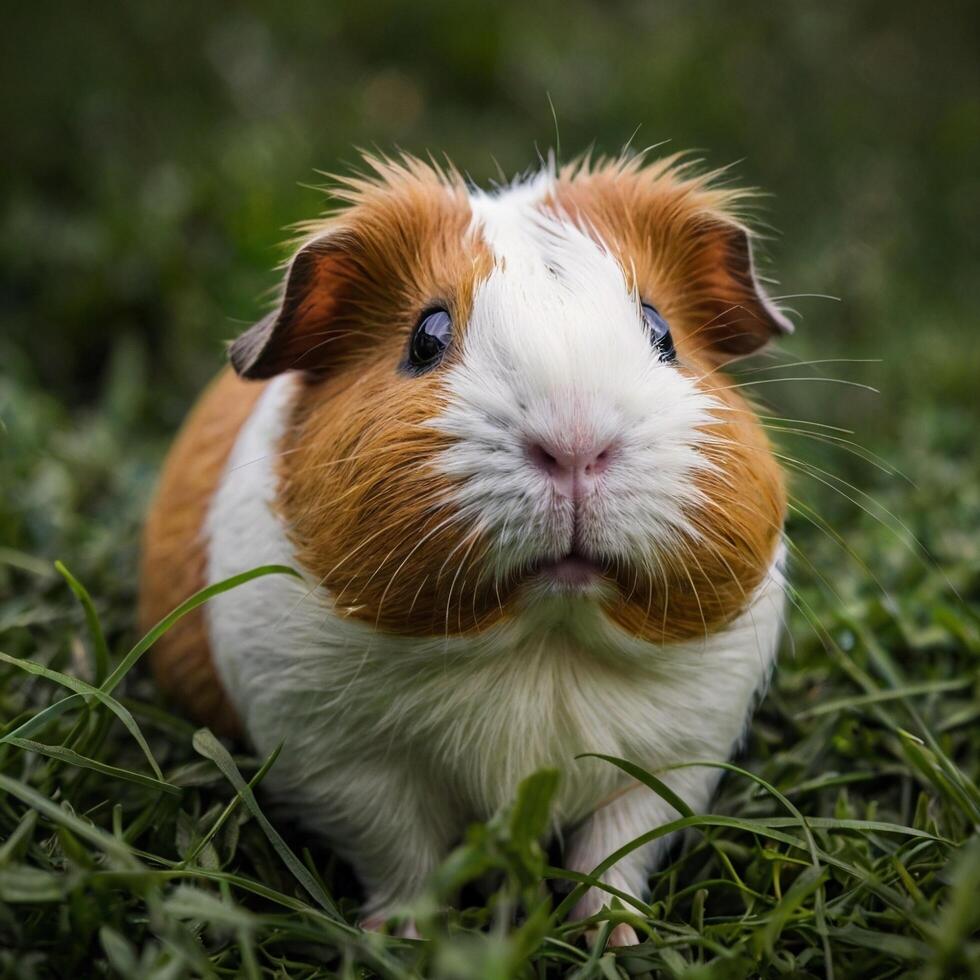 Guinea Pig in the grass photo