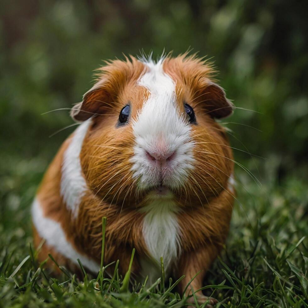 Guinea Pig in the grass photo