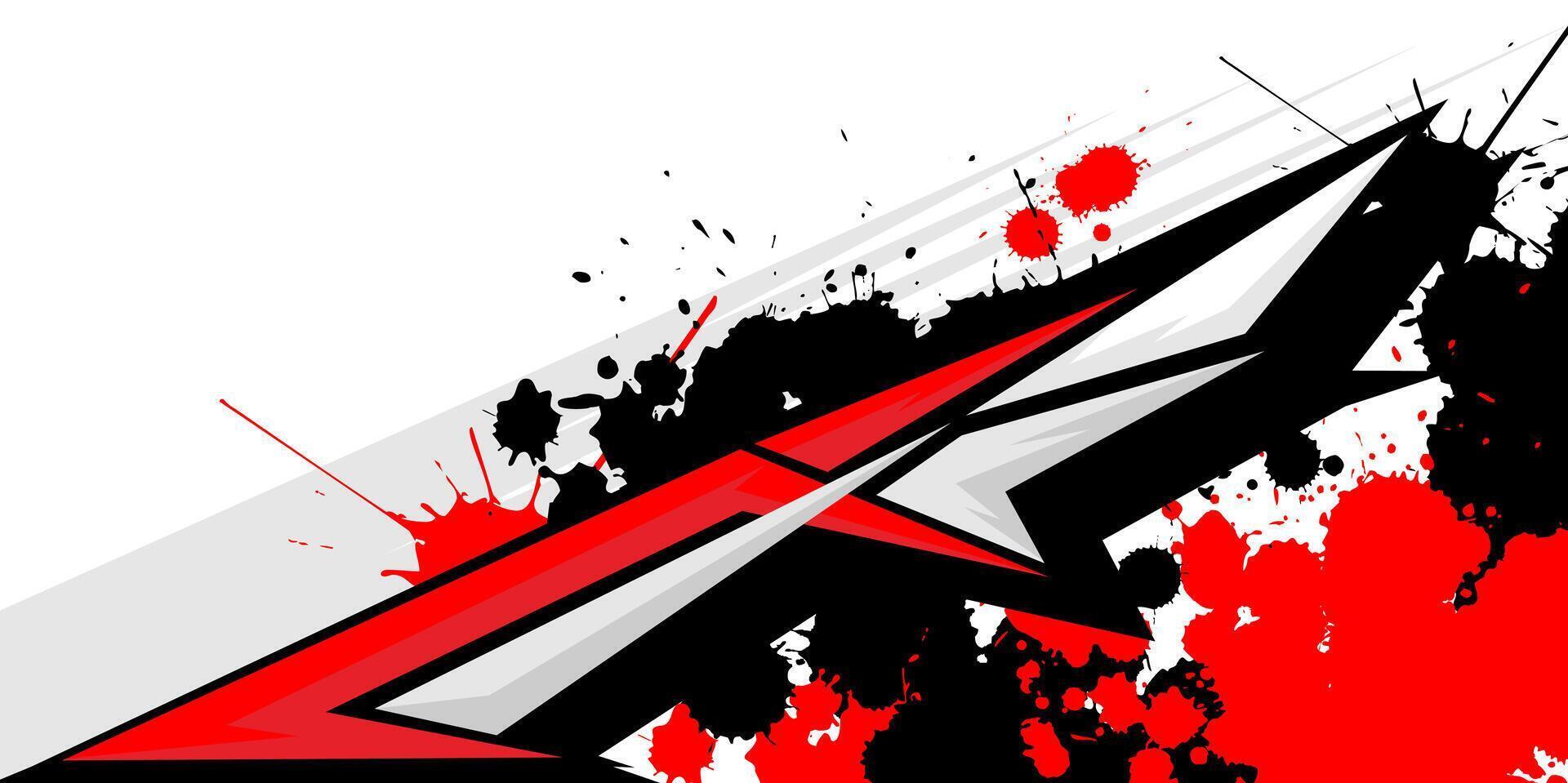 racing stripes modern decals abstract vector