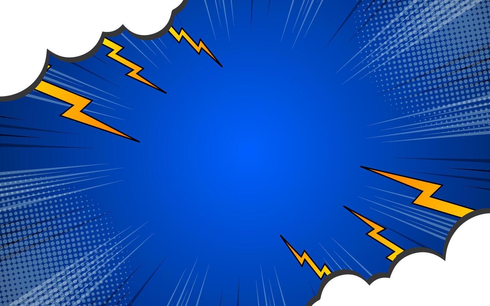 Comic background with clouds. illustration EPS 10. vector