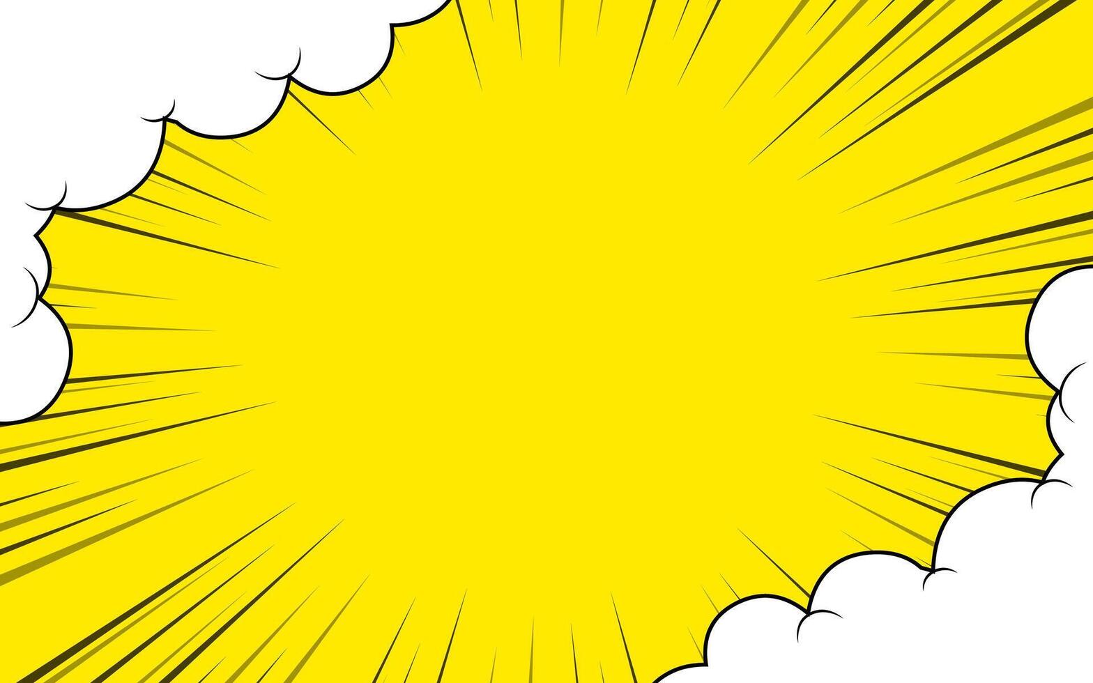Comic background with clouds. illustration EPS 10. vector