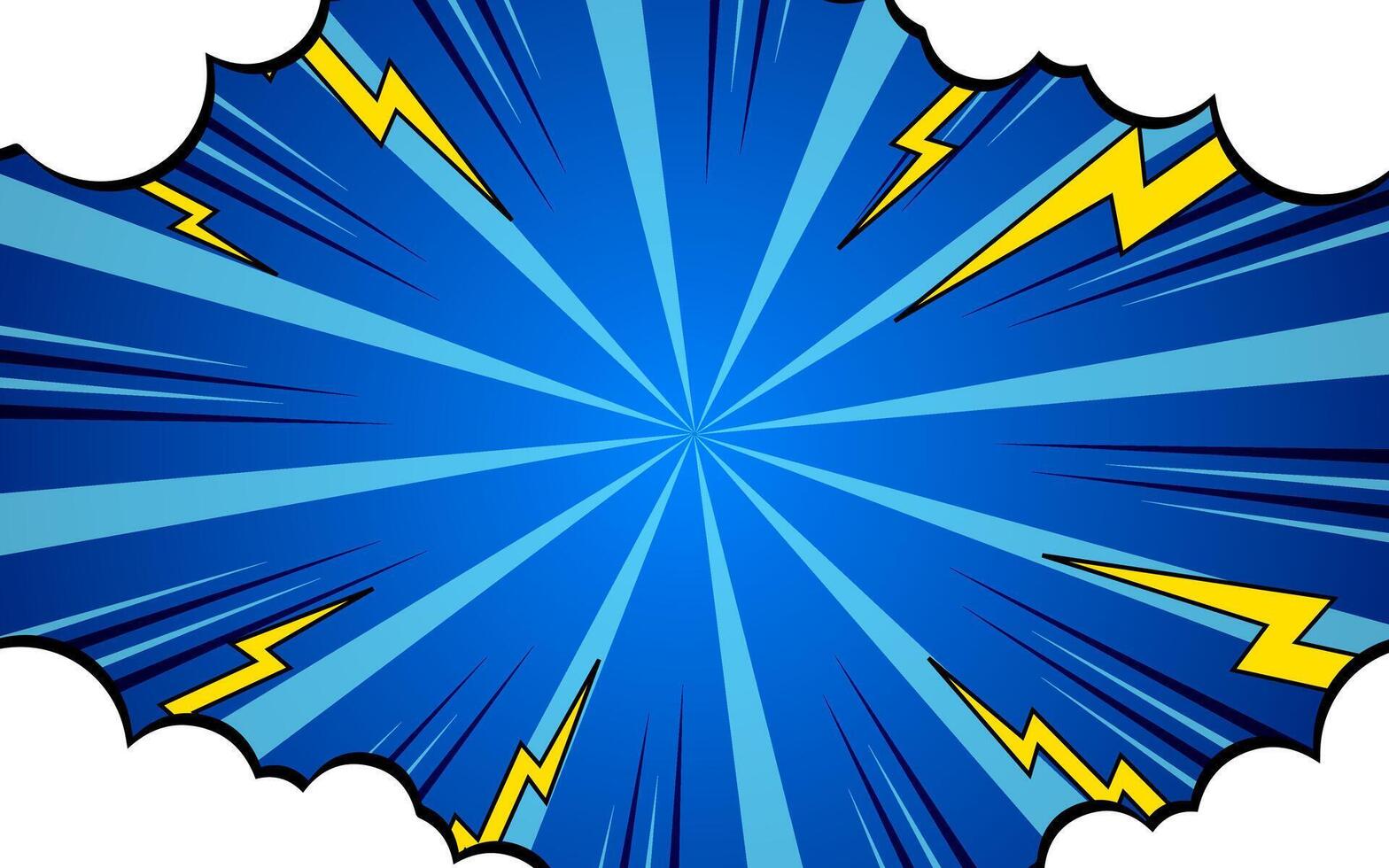Comic background with clouds. illustration EPS 10. vector