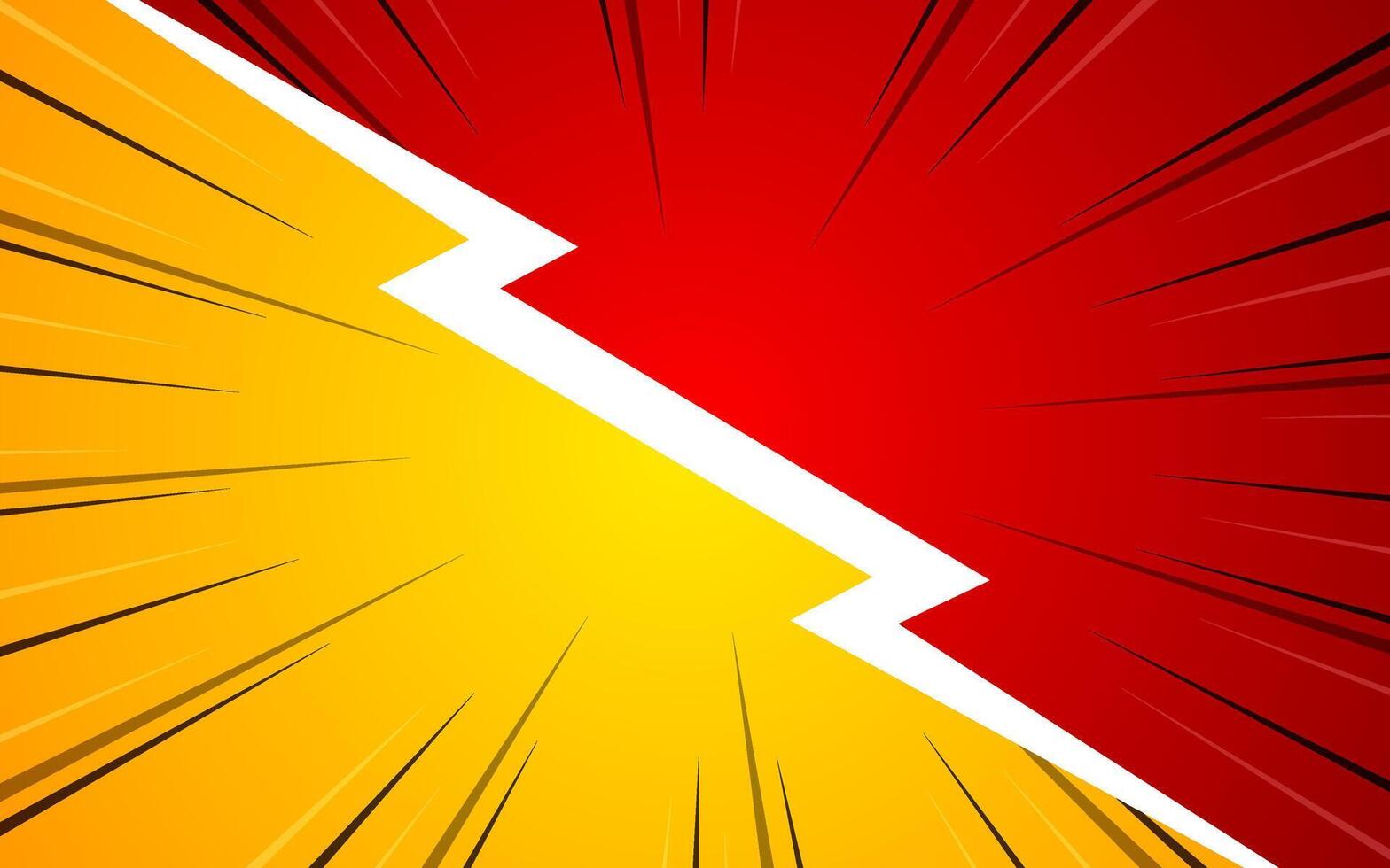 Comic versus cartoon fight template background. illustration EPS 10. vector