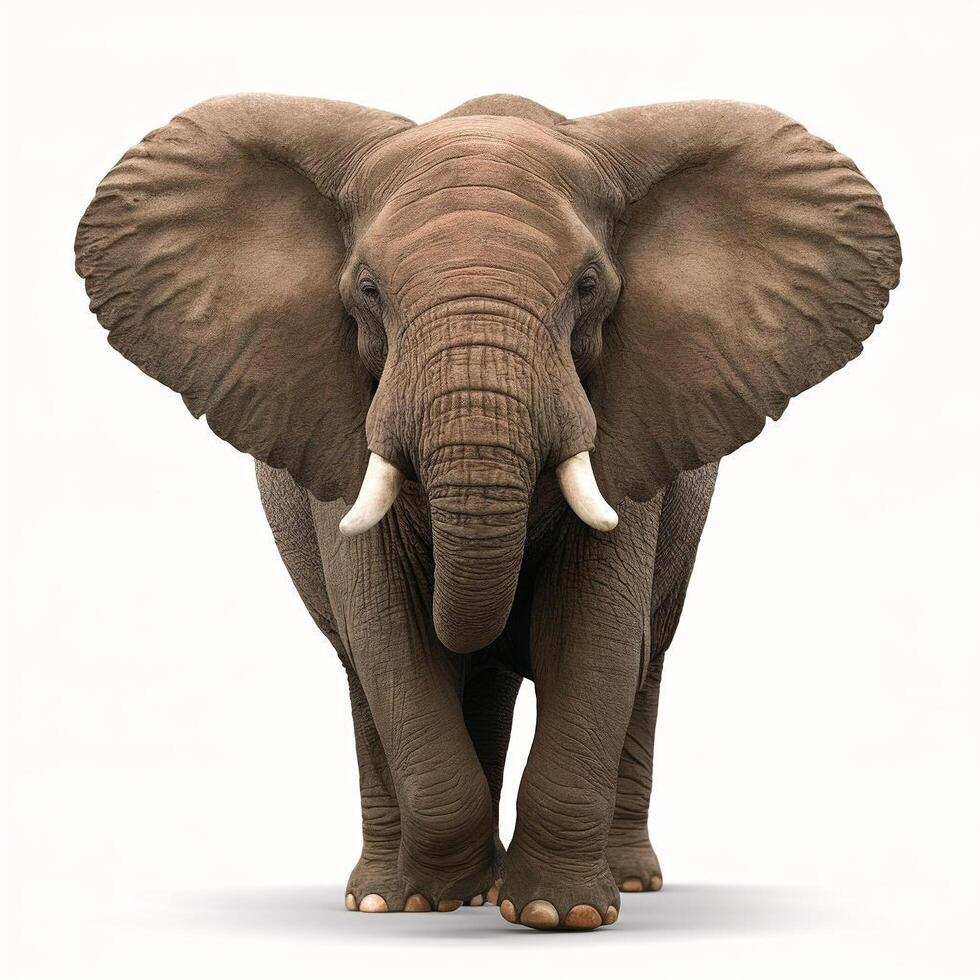 isolated elephant photo