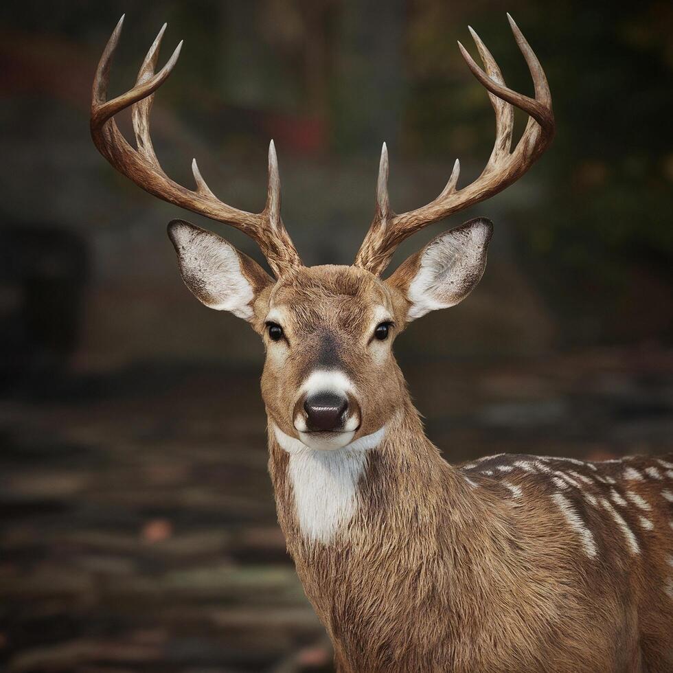 deer face head photo