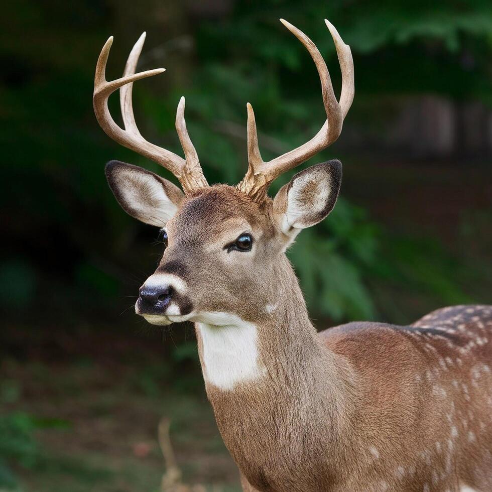 deer face head photo