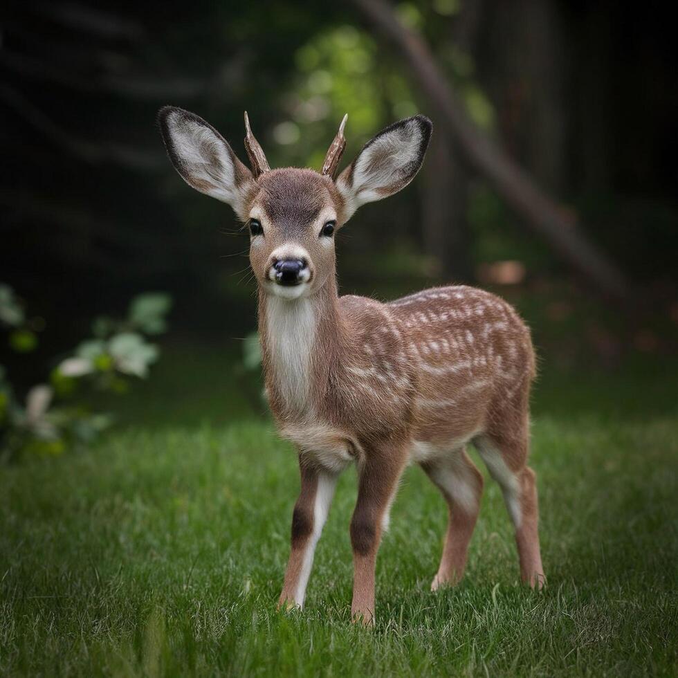 sweet baby deer photo