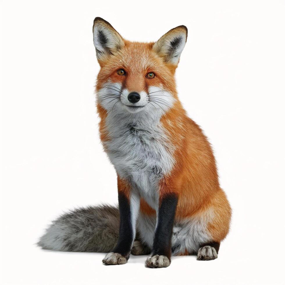 isolated orange Fox photo