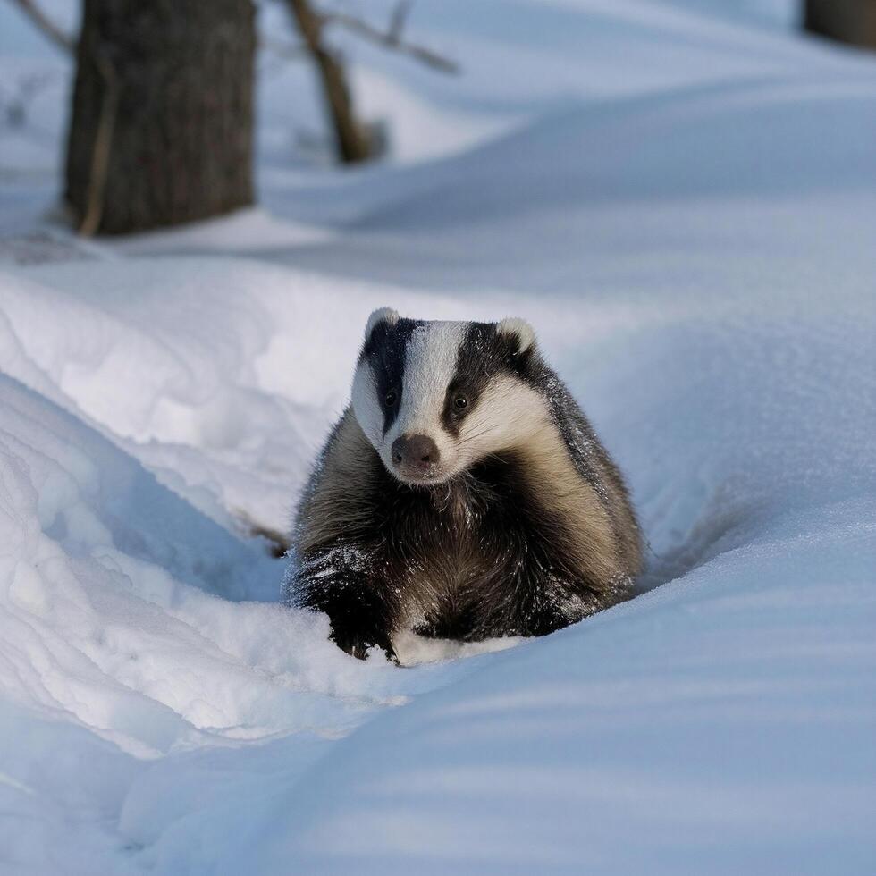 arctic polar badger photo
