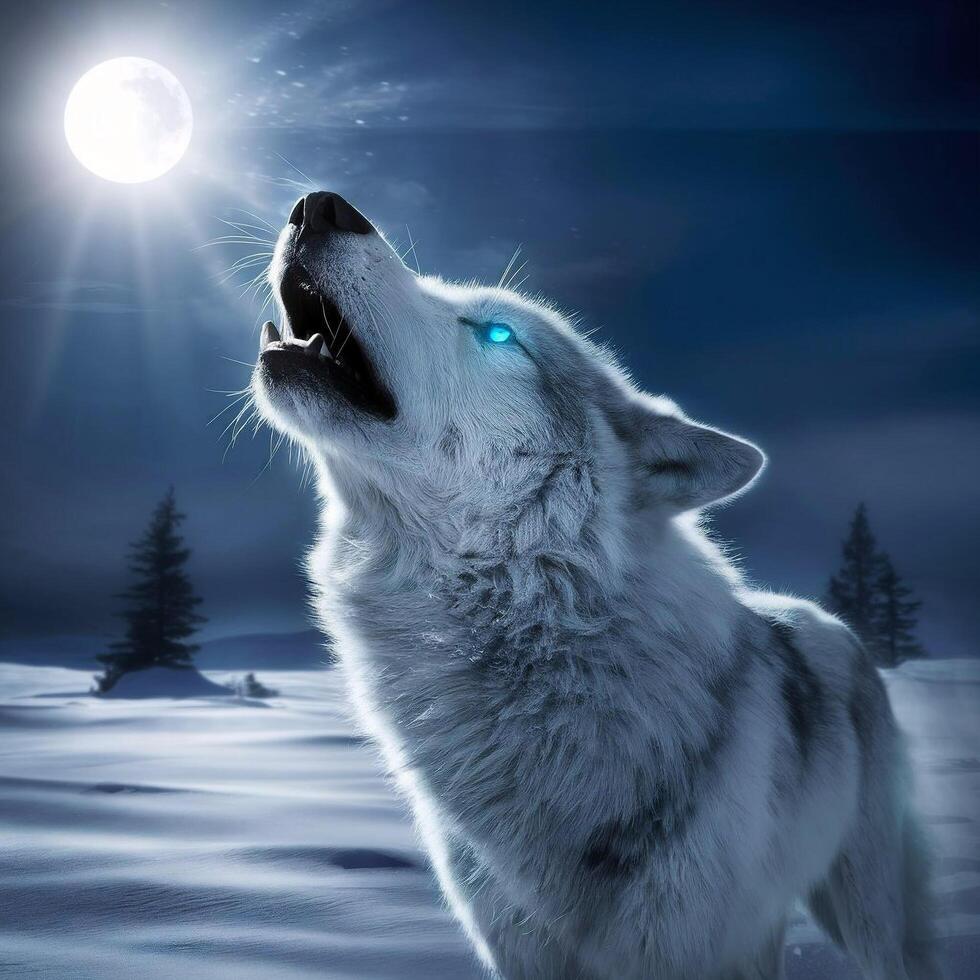 Howling Howl Wolf photo