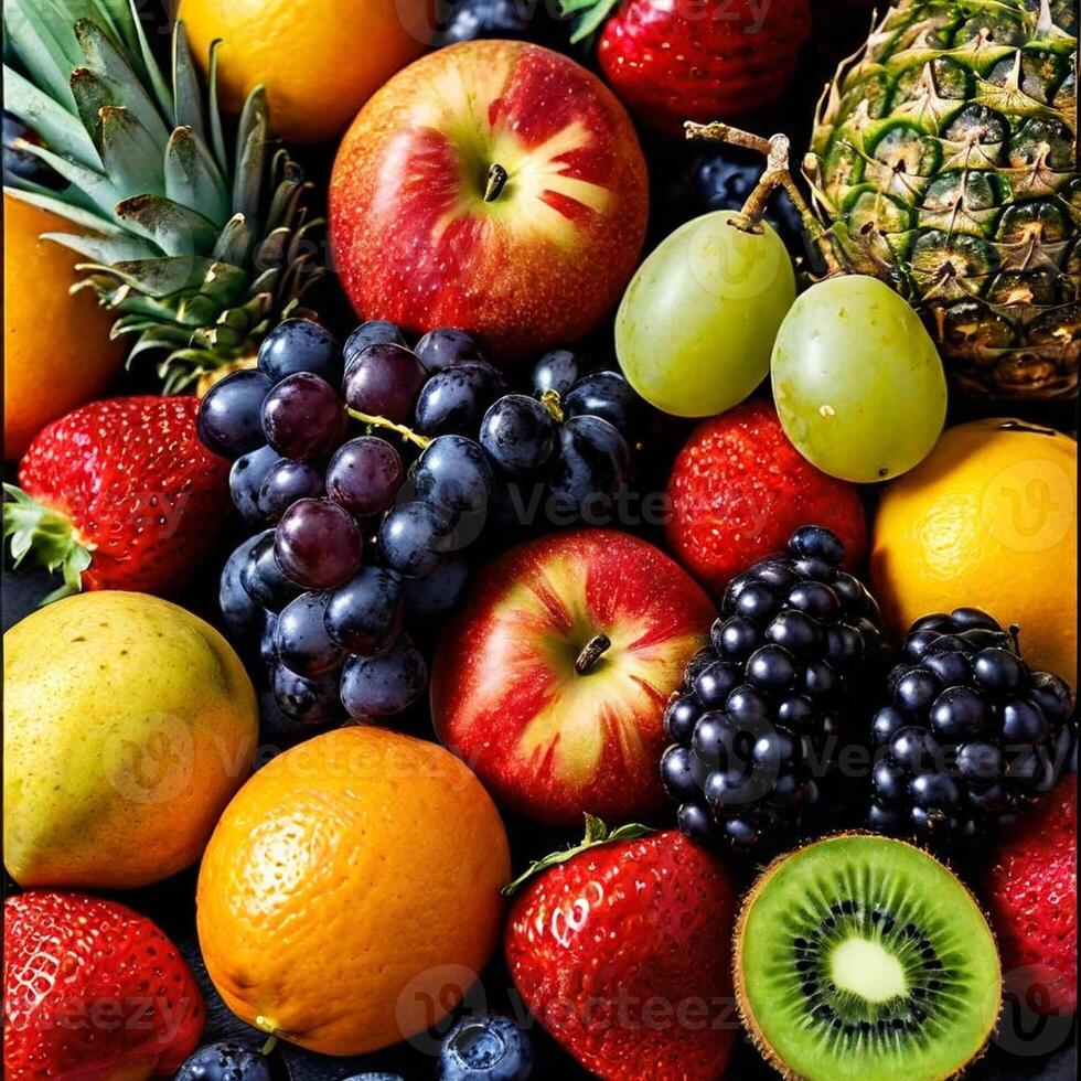 JPG Different Types of Fresh Fruits photo