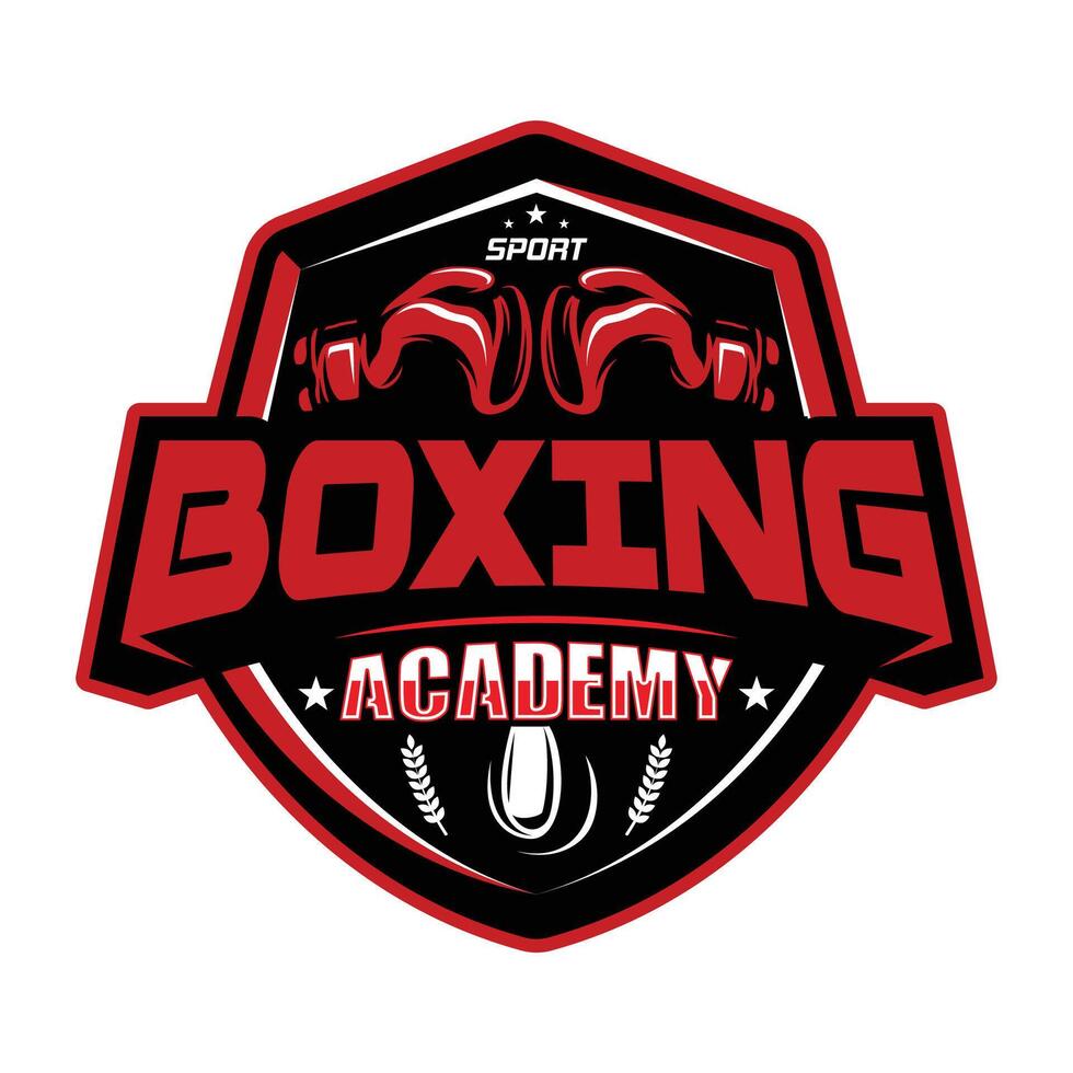Kick Boxing and Boxing Logo Design Illustration vector