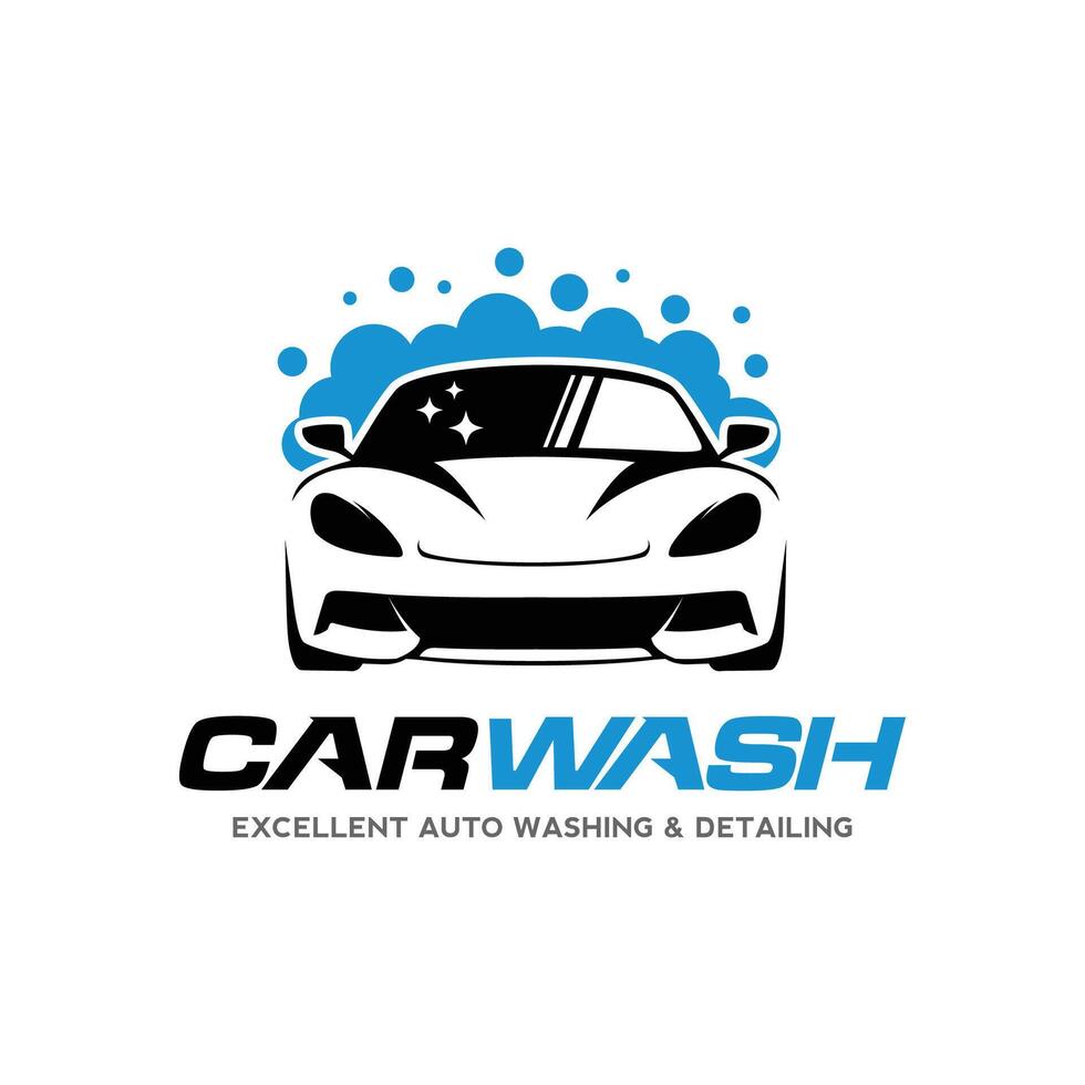 Car Wash and Detailing Logo vector