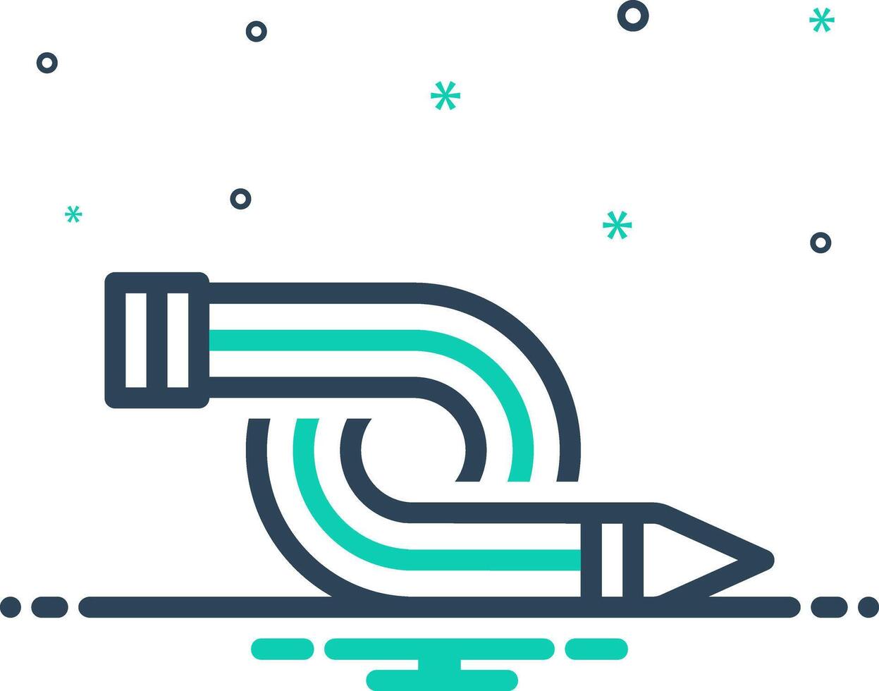 Mix icon for flexibility vector