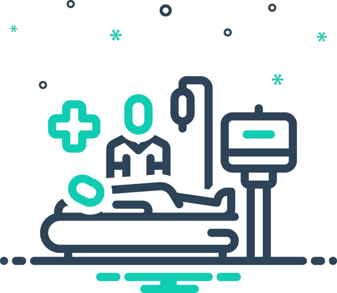 Mix icon for post care vector