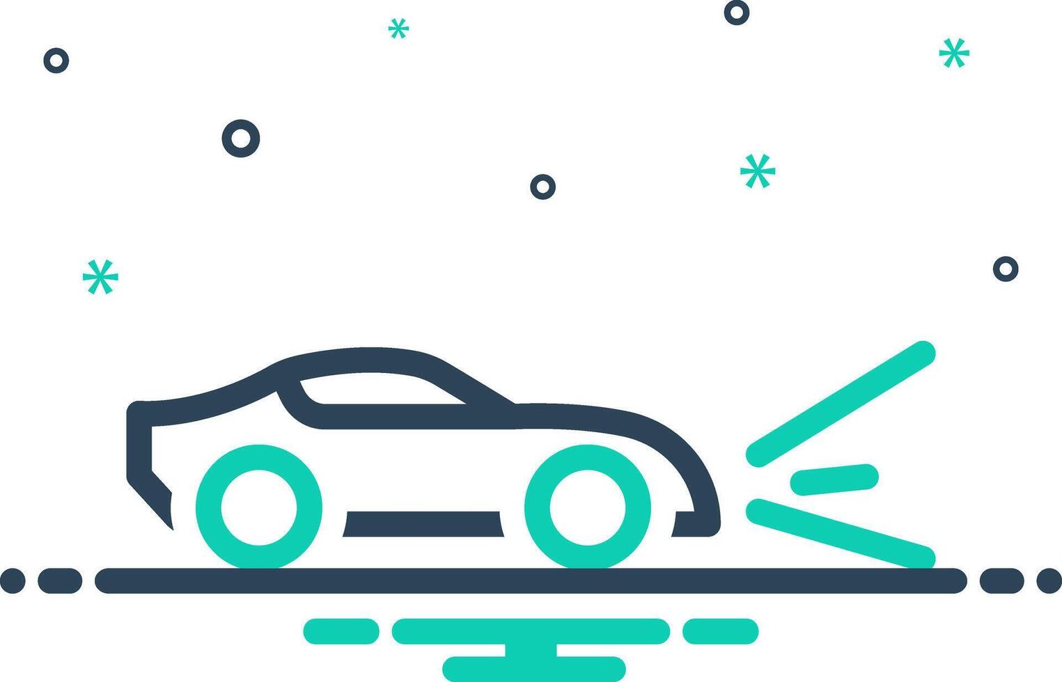 Mix icon for light vector