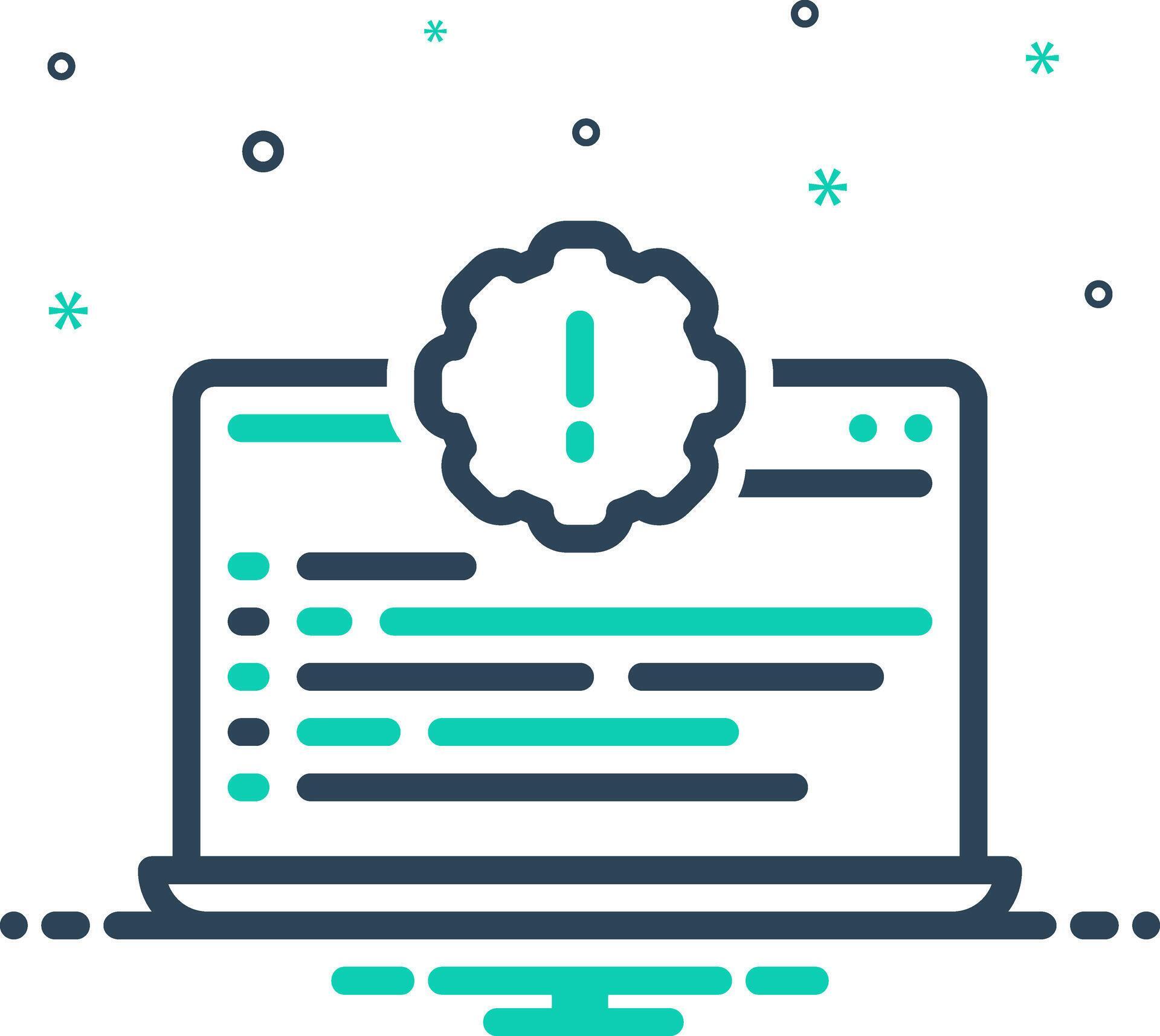 Mix icon for code issue 47918255 Vector Art at Vecteezy