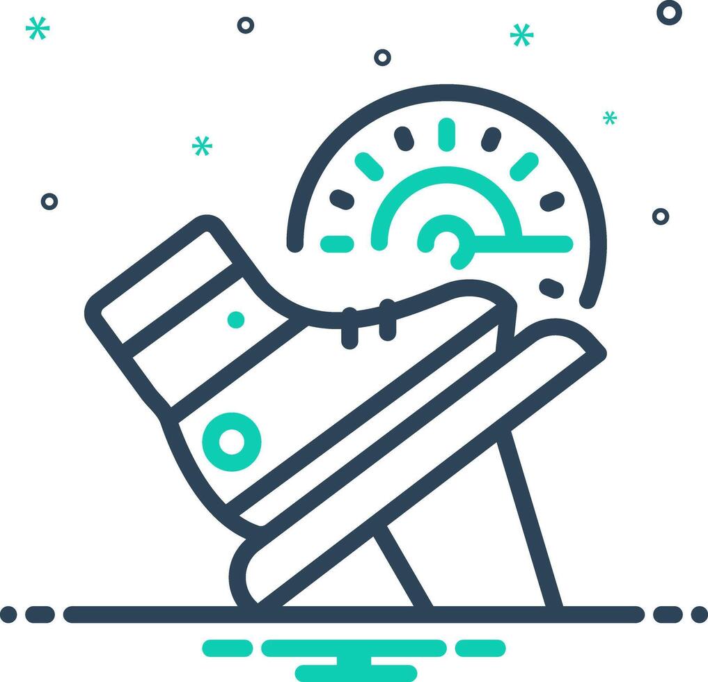 Mix icon for accelerate vector