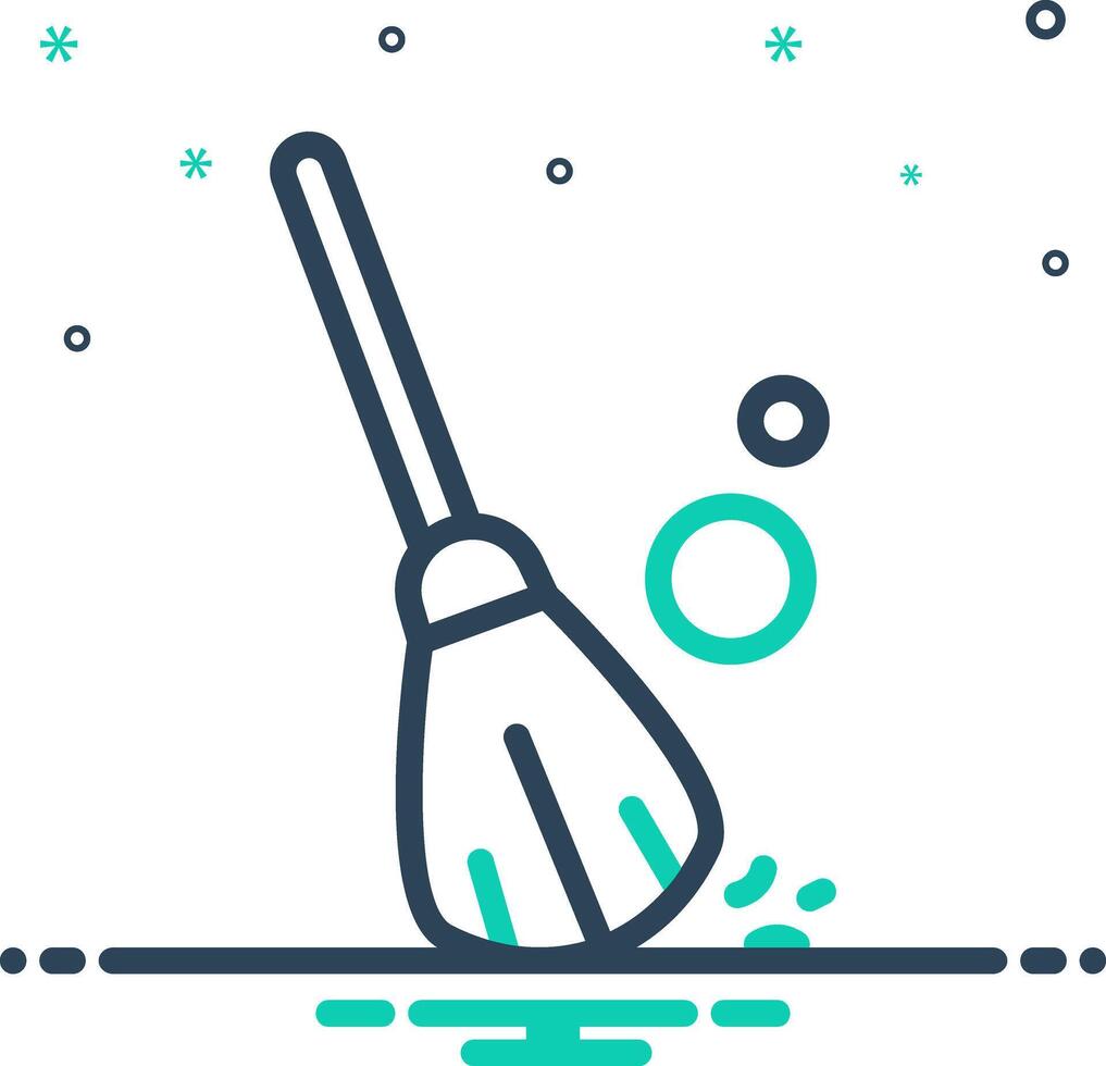 Mix icon for sweep vector