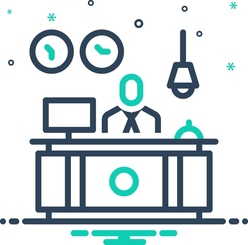 Mix icon for reception vector
