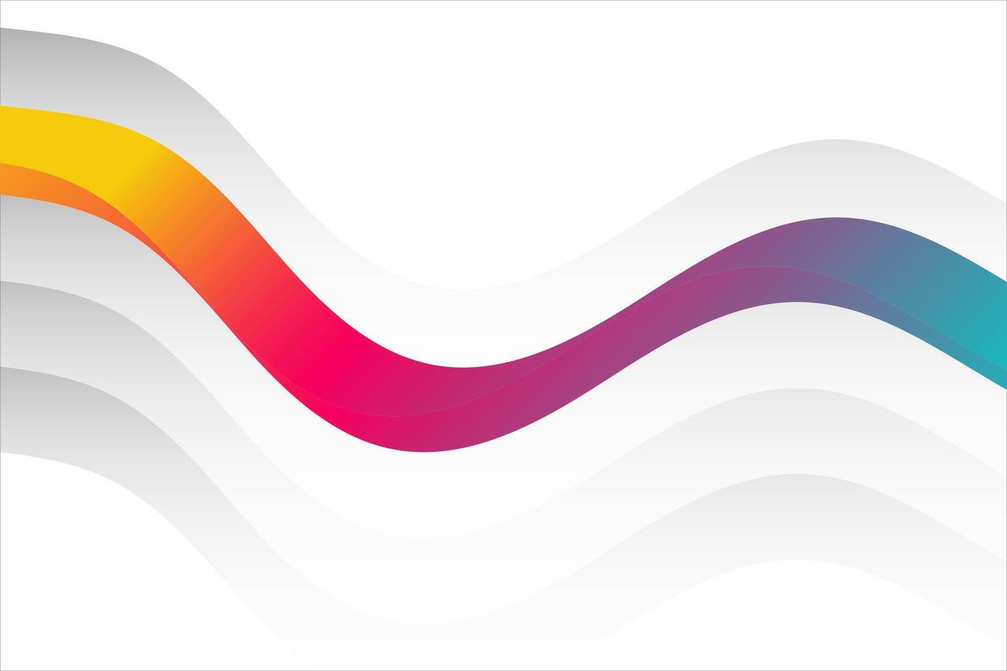 liquid background with rainbow colour vector