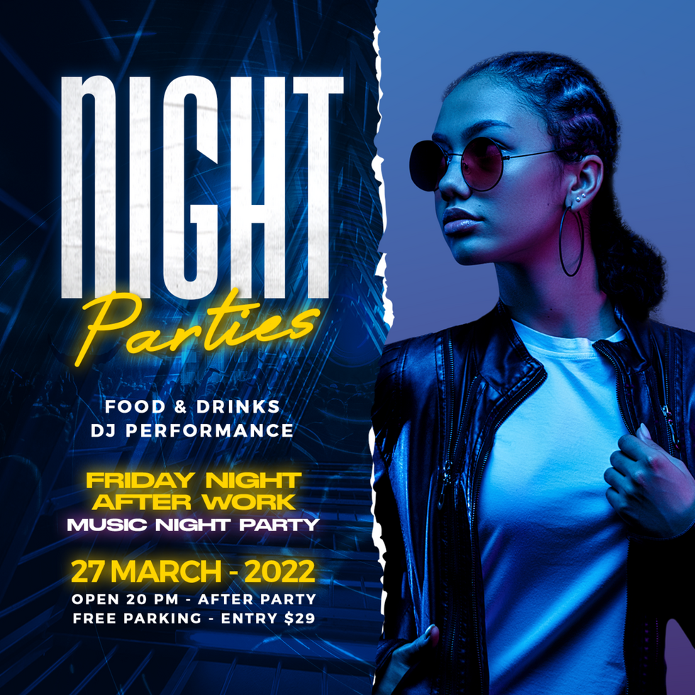 Night Club Party Flyer psd