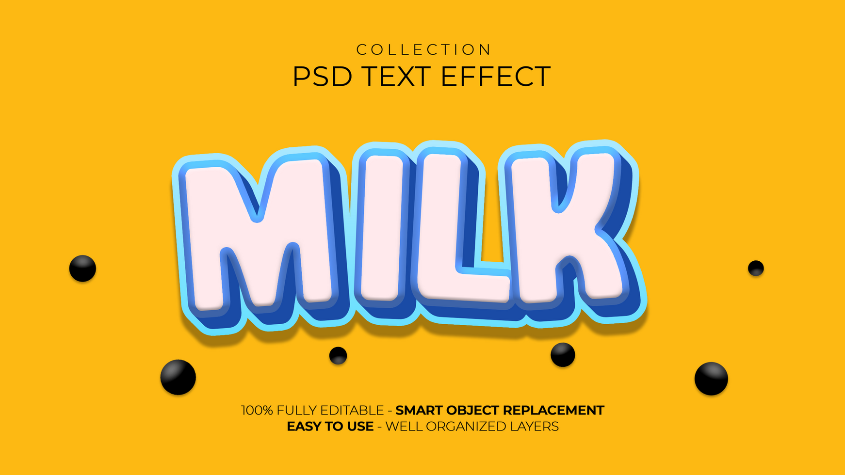 Fresh Drink custom text effect psd