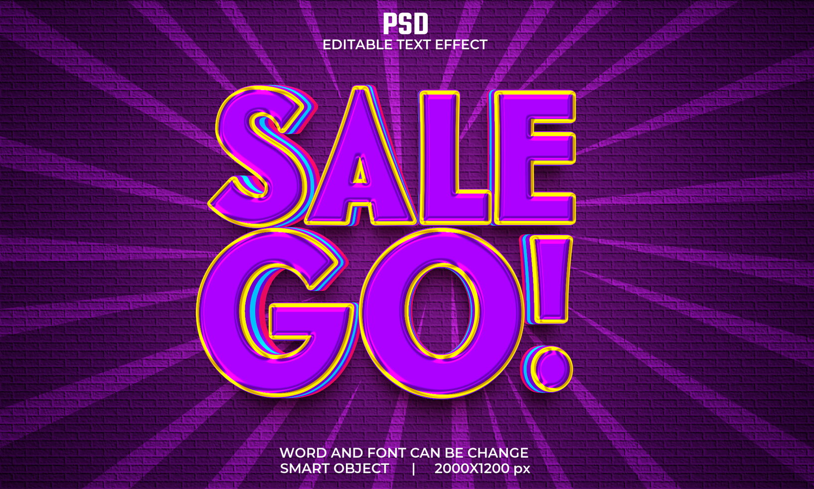 Sale Go For Discount Theme psd